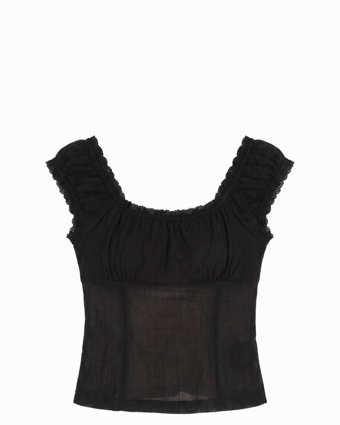 Emery Gathered Top