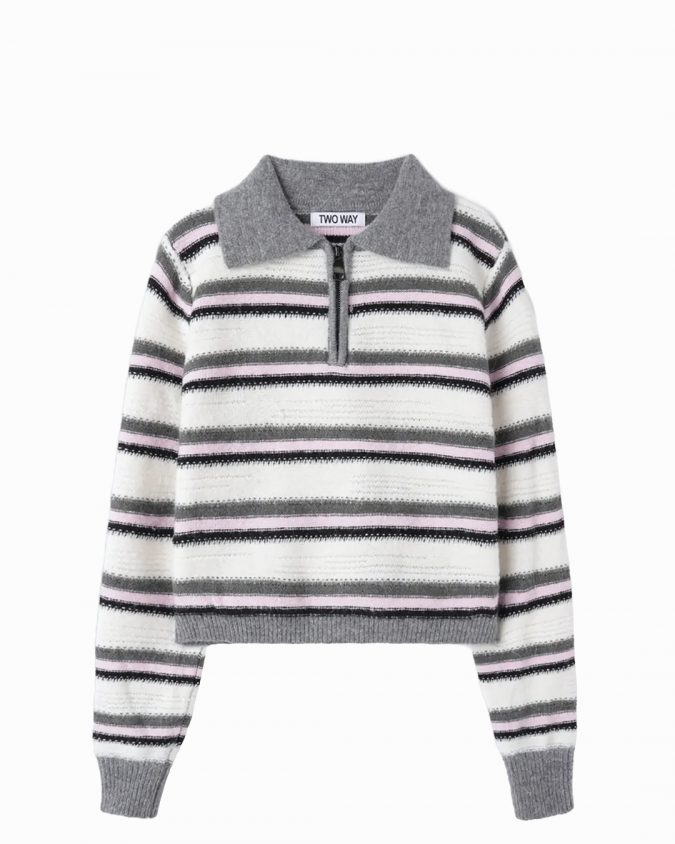 Multi Striped Knit Sweater