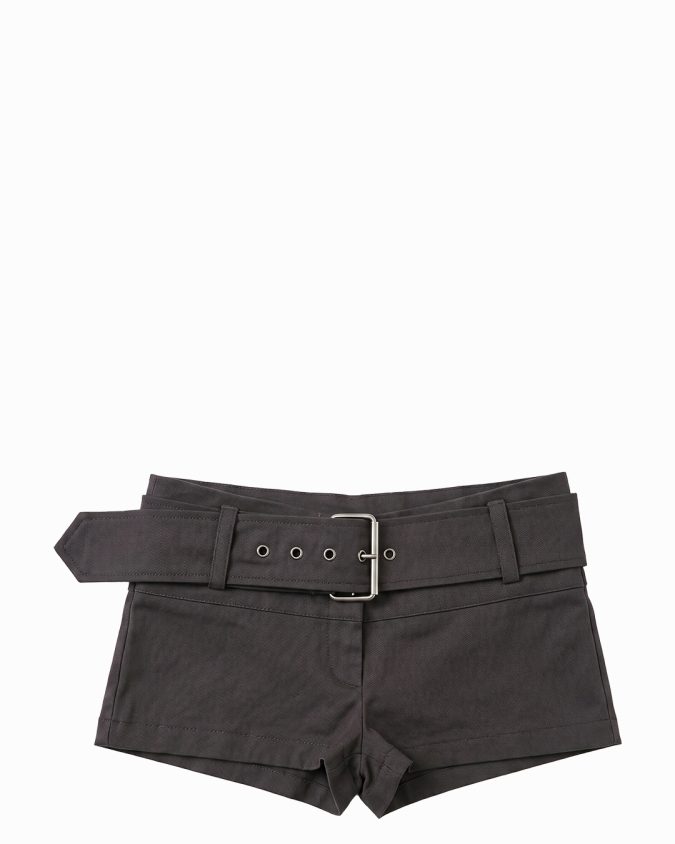 Jisoo Belted Mini Shorts