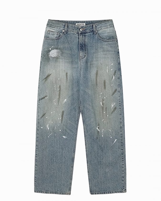 Paint Splatter Jeans