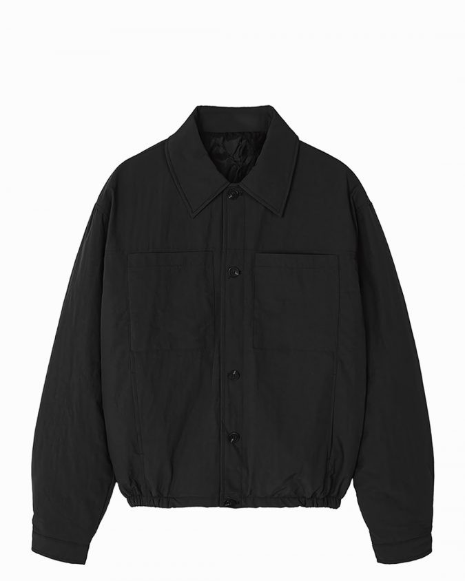 Black Nylon Western Jacket