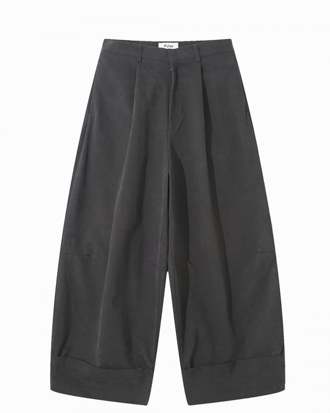 Charcoal Wide Trousers