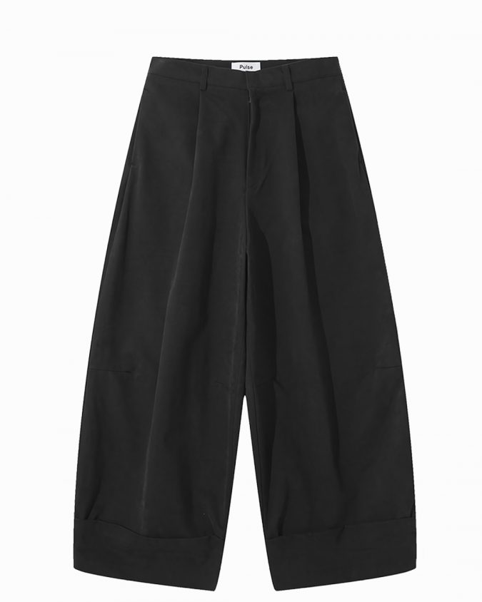 Black Wide Trousers