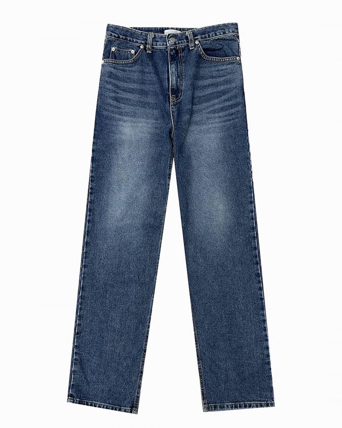 Dark Blue Wide Jeans