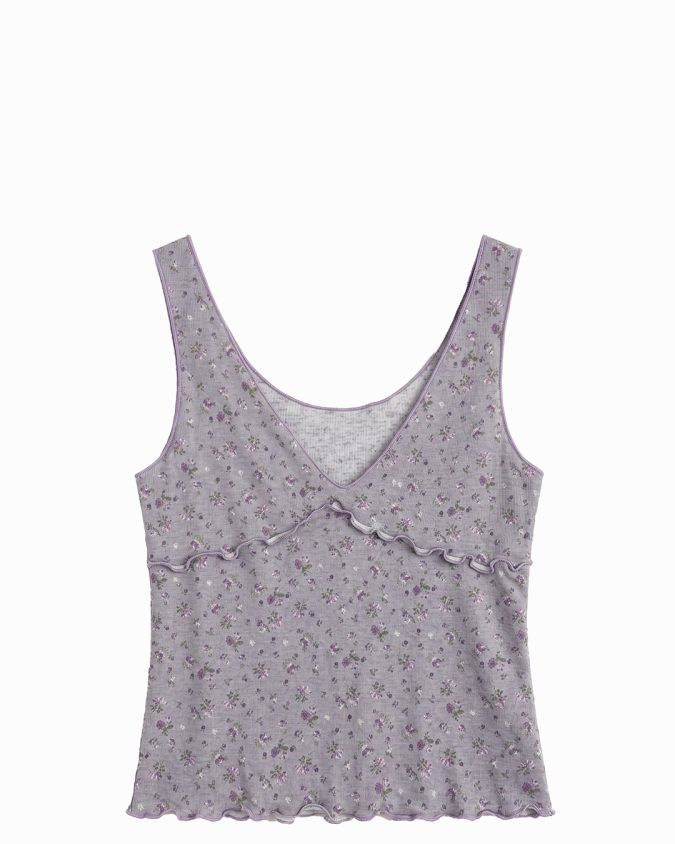 Lilac Bloom Top