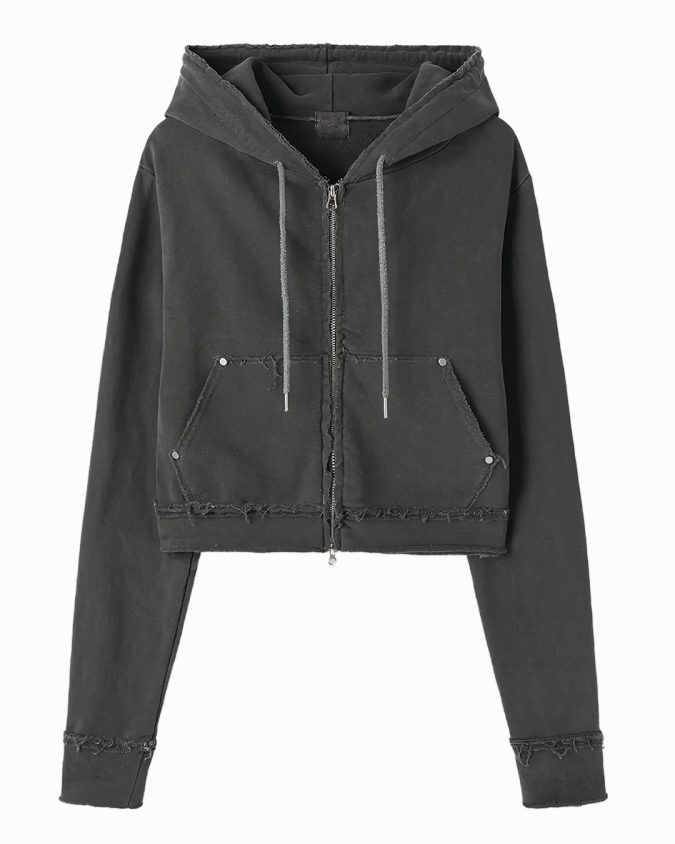 Fragment Cropped Hoodie