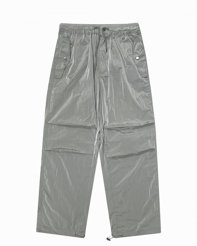 Grey Nylon Pants