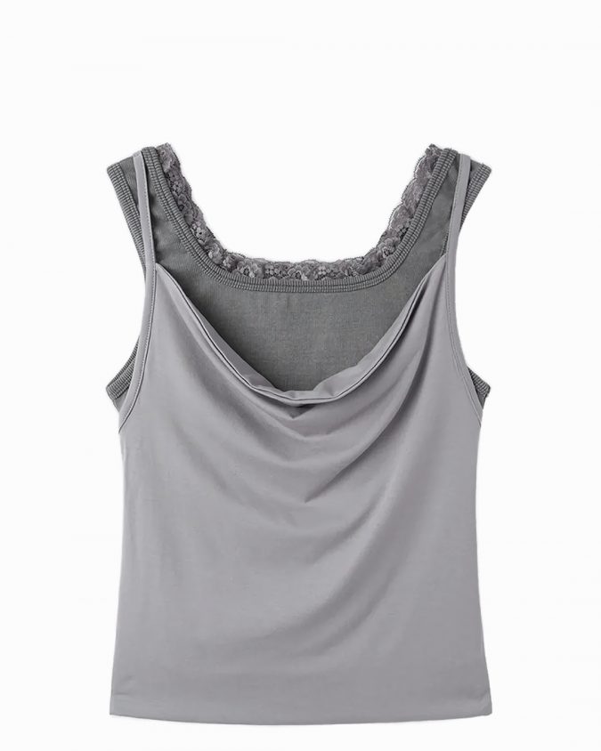 Layered Lace Tank Top