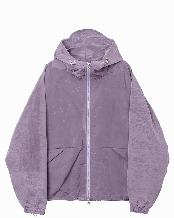 Lavender Nylon Windbreaker