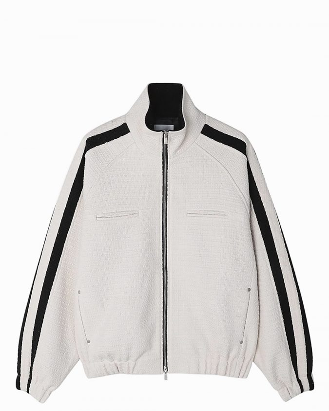 White Tweet Track Jacket