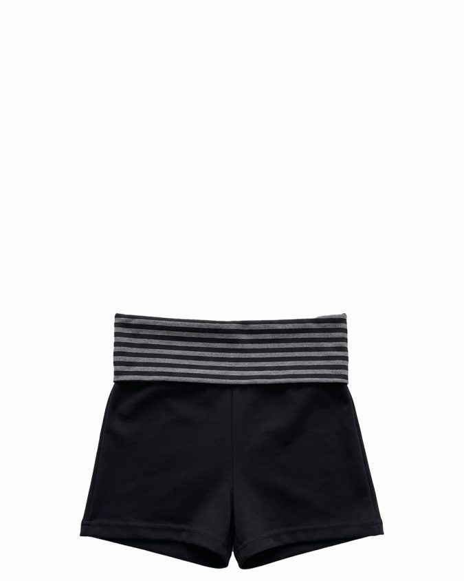 Stripe Foldover Shorts