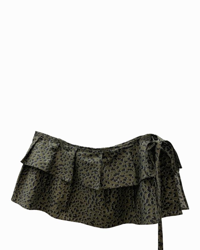 Leopard Mini Skirt