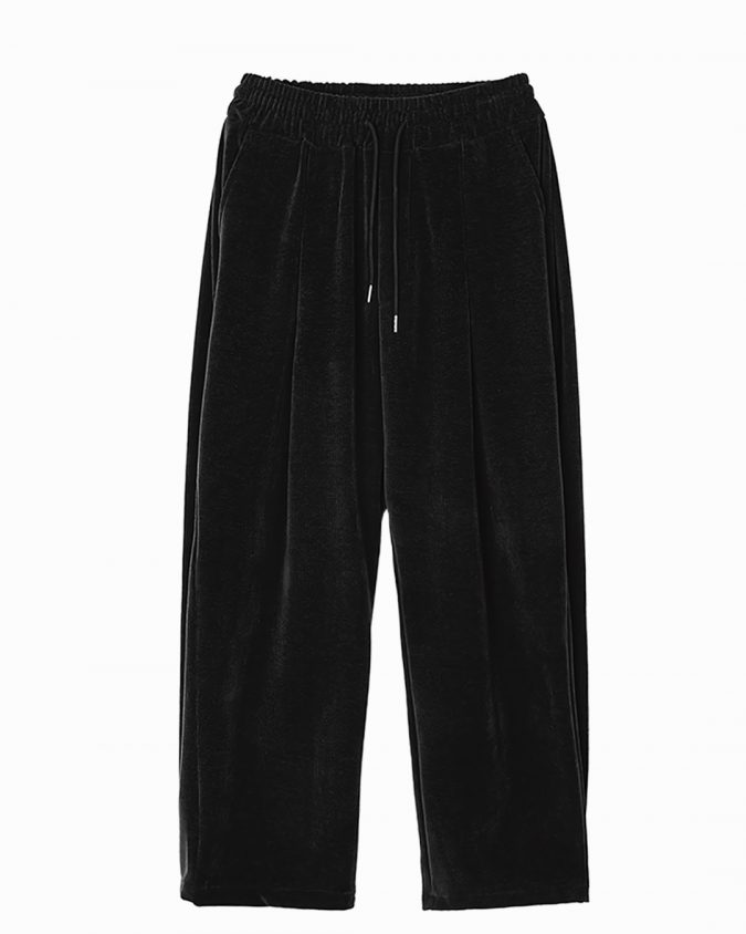 Black Corduroy Sweatpants