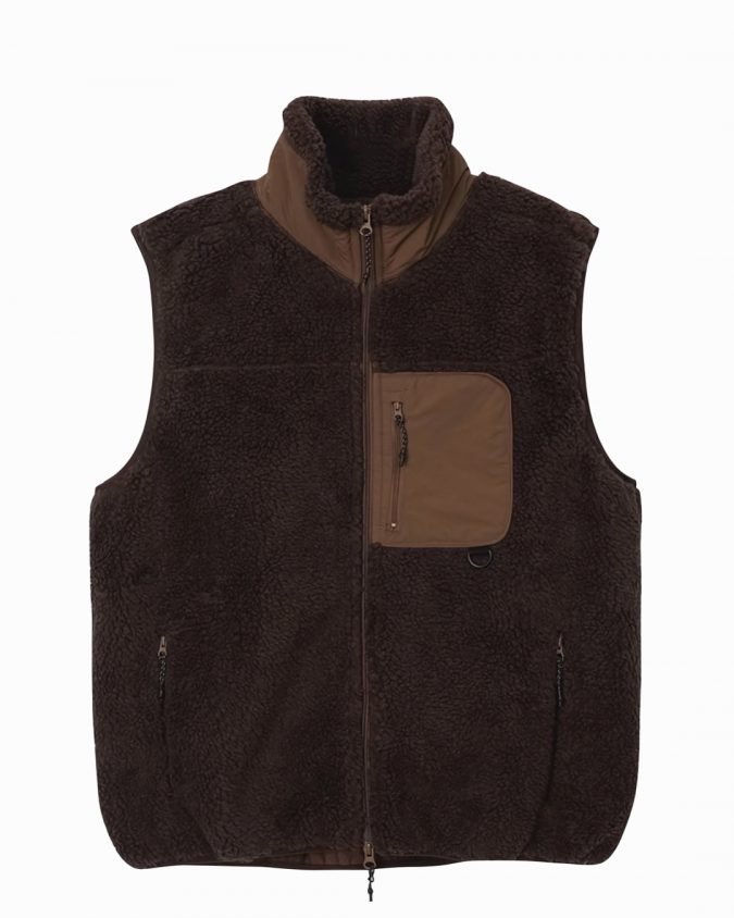 Brown Fleece Vest