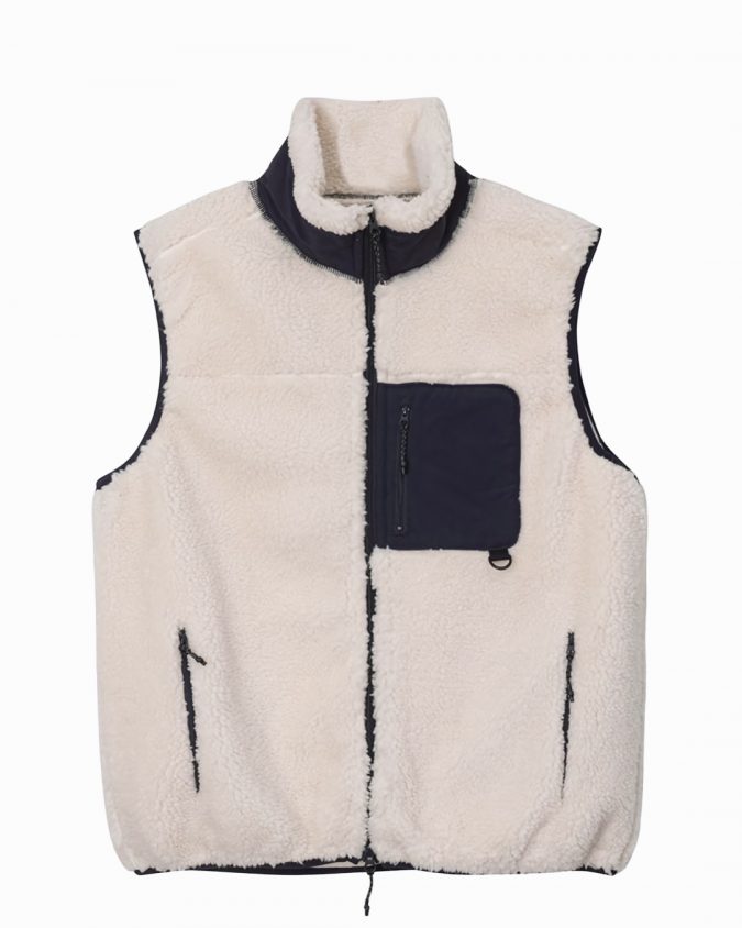 White Fleece Vest