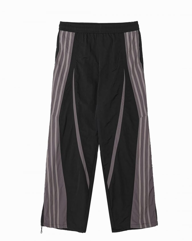 Black Stripe Track Pants