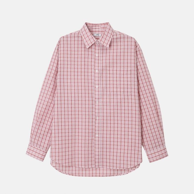 Pink Check Shirt